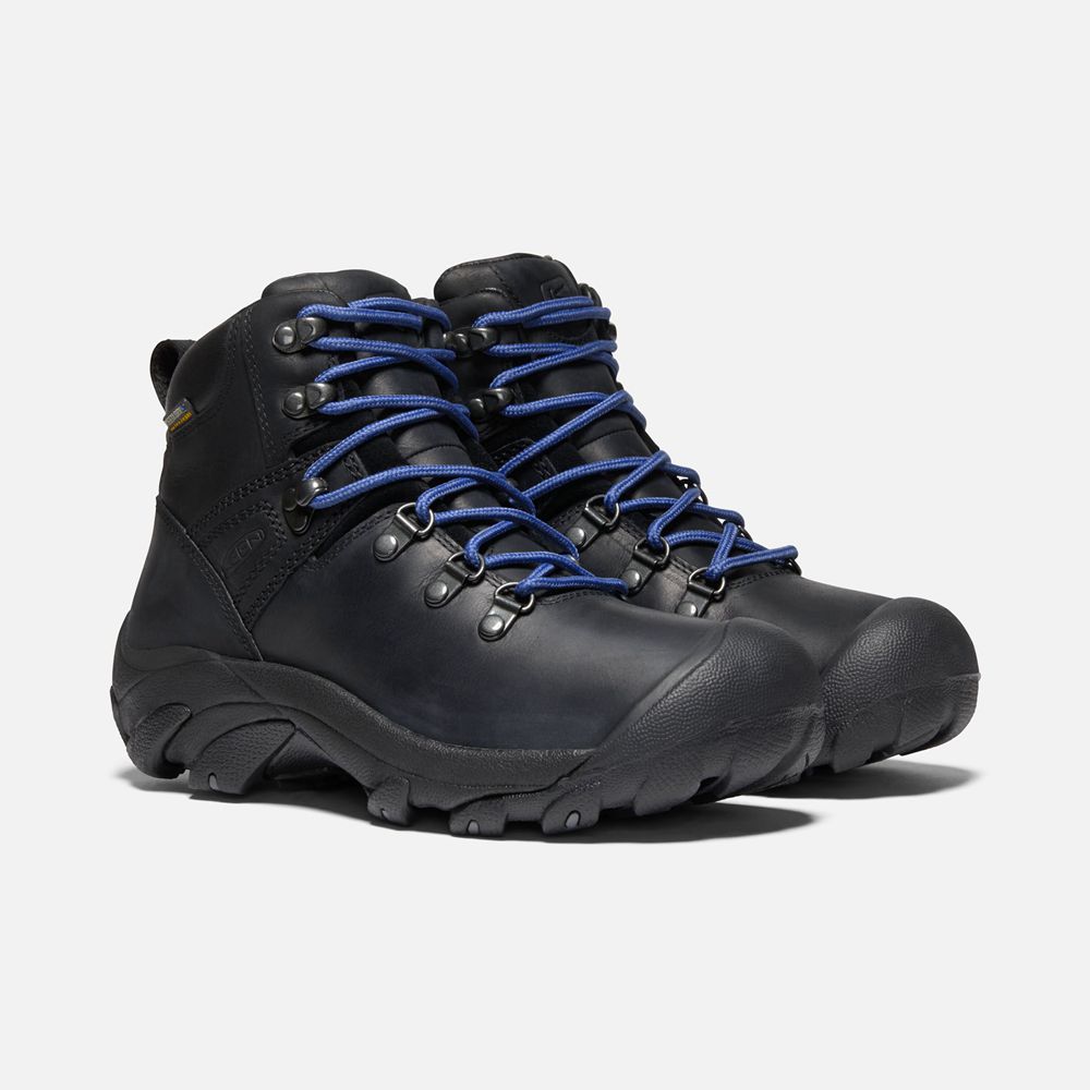 Botas de Seguridad Keen Mexico Negros - Mujer Pyrenees - YX4236719